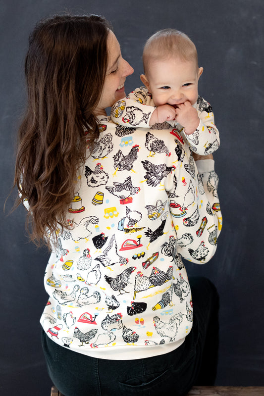 Chicken Sweatshirt adult sizes