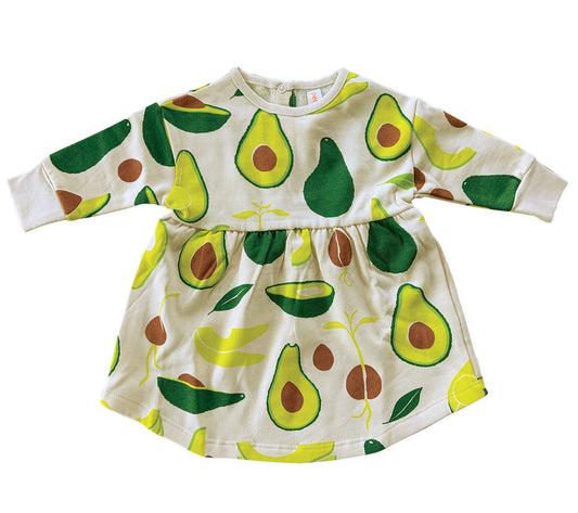 Avocado Sweatshirt Dress