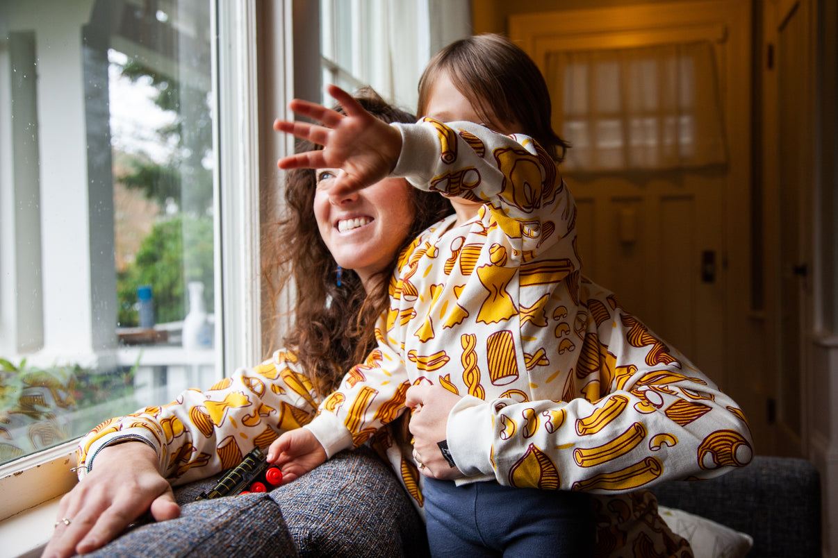 Pasta sweatshirt adult sizes petitpilou