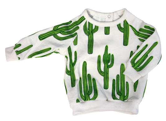 Cactus sweatshirt, cactus pattern sweatshirt, kids cactus  pattern sweatshirt, kids cactus sweatshirt. Organic kids sweatshirt
