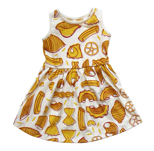 Pasta dress, pasta cotton dress, pasta pattern, cool pasta pattern macaroni dress, macaroni clothe, spaghetti dress spaghetti pattern dress, organic cotton pasta dress