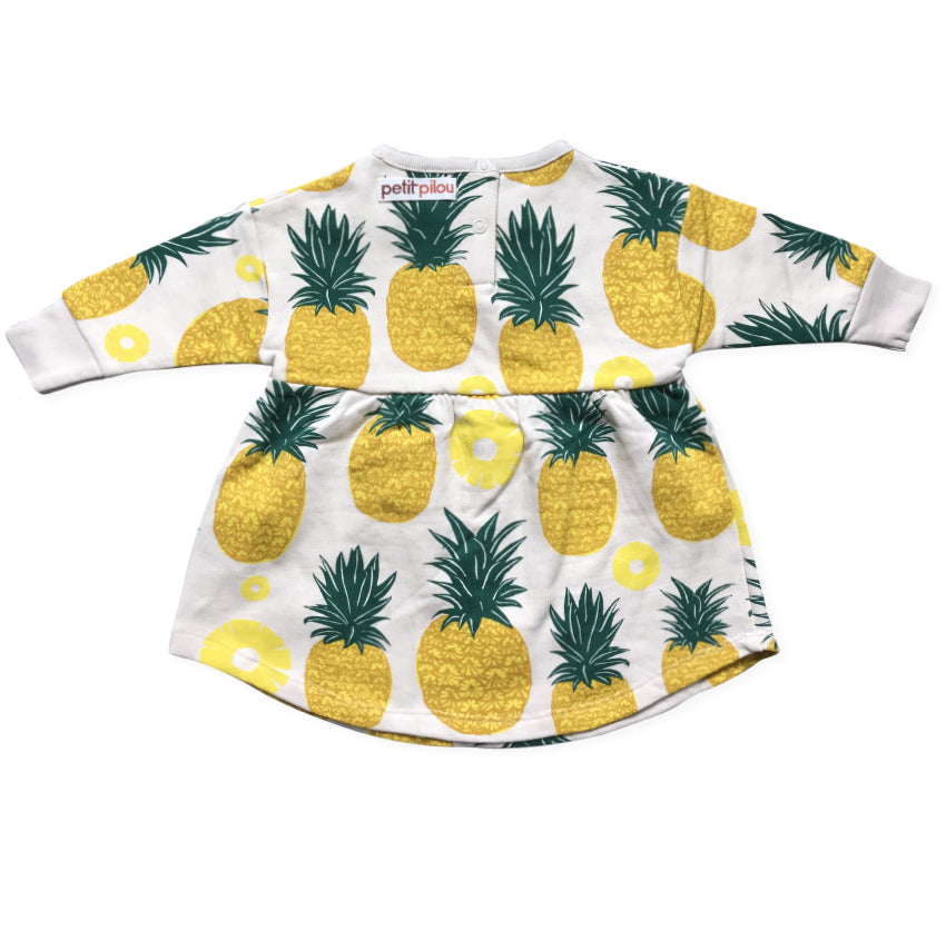 Pineapple Sweatshirt Dress