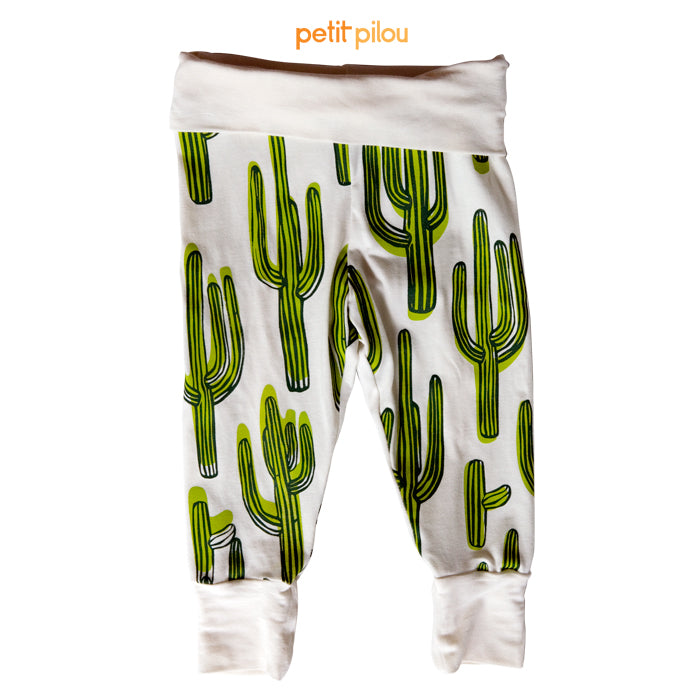 Organic cactus baby pants - Petit Pilou